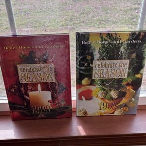 Better Homes and Gardens Celebrate the Season Books - Red and Green